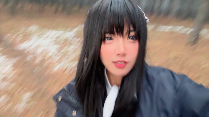 It’s snowing—going out to take photos is so cold, ahhhhh!