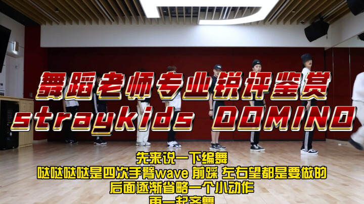 【Straykids DOMINO】舞蹈老师专业锐评鉴赏，够松弛。