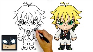 How To Draw Meliodas | The Seven Deadly Sins