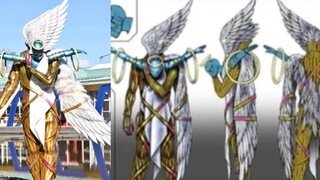 A mummy-like monster! Kamen Rider Gochard Malgan design comparison of leather suits