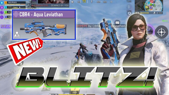 NEW! CBR4-Aqua Leviathan,  No Recoil!   l CODM l Intense Fight Blitz!