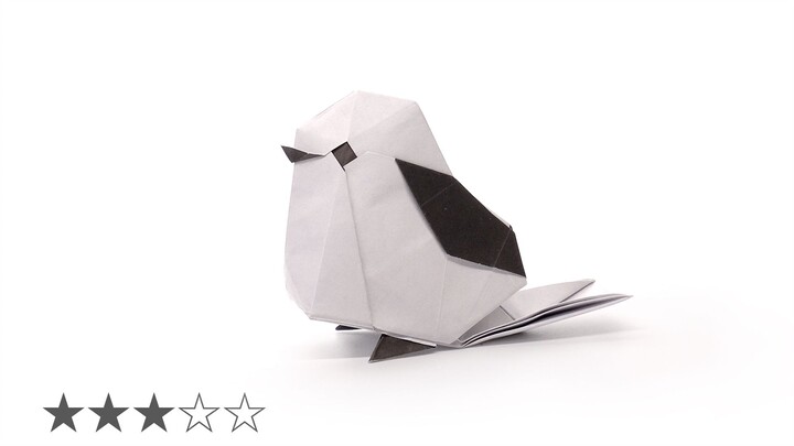 【Origami】Long-tailed Tit (Kyohei Katsuta)