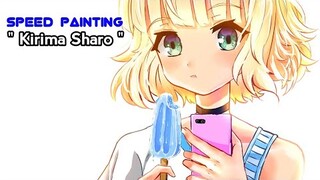 " Kirima Sharo gochuumon " Anime digital speed painting SAI II illustration NO.02