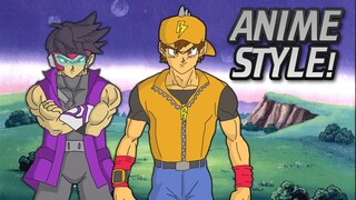 Boboiboy Galaxy Card Versi Dragon Ball Super (Fusion Fan Art)