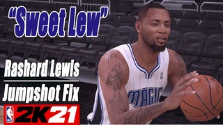 Rashard Lewis Jumpshot Fix NBA2K21 with Side-by-Side Comparison