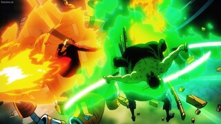 One piece 1046 | Zoro Comeback Timely, collaborate with Sanji to destroy the King and Queen duo