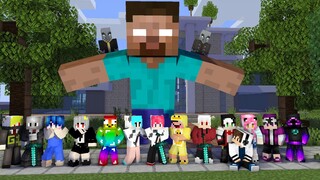 PHIM MINECRAFT: KẺ PHÁ HOẠI THÀNH PHỐ HEROBRINE - BREAKING HEROBRINE CITY- GAME TÔI YÊU