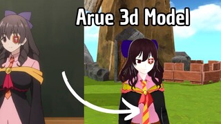 Arue Konosuba Menjadi Model Vroid studio