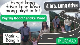 Zigzag Road/ Snake Road na matirik, mabangin at mas mahirap akyatin kaysa sa Kennon Road