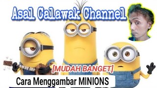 Cara Menggambar MINIONS [Mudah Banget] #minions