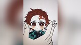 วาดรูป animation kimetsunoyaiba tanjirou giyu ทันจิโร่กิยู