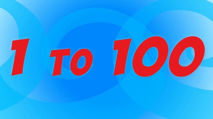 Песня про цифры от 1 до 100