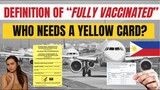 GOLDEN TICKET TO THE PHILIPPINES: WHO ARE FULLY VAXXED & LIST OF ACCEPTED VAX PROOF