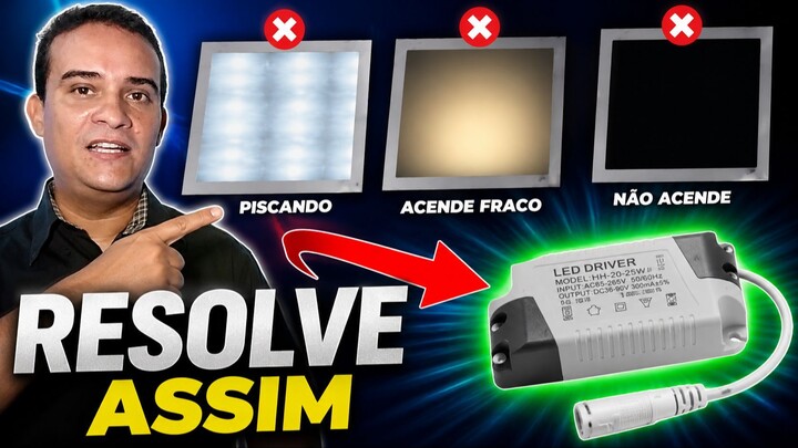 Luminária de Embutir ou Sobrepor