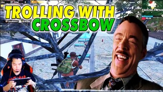 TROLLING WITH CROSSBOW | PUBG MOBILE