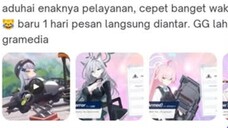 Tempat bahas novel malah kirim hasil gacha game.