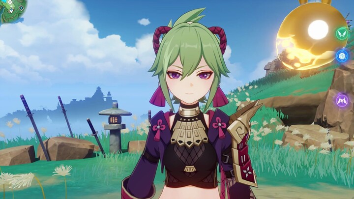 Kuki Shinobu's mask suddenly disappeared?