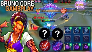 SECRET ITEM - BRUNO CORE GAMEPLAY | BRUNO BEST BUILD 2021 - MASTER BODAK MLBB KIMMY REVAMPED