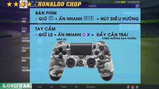 RONALDO CHOP TUTORIAL - COSPLAY CR7 TRONG FIFA ONLINE 4 #gaming
