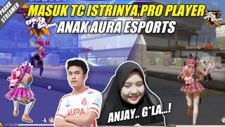 MASUK KE LIVE CEWE CANTIK ISTRINYA PRO PLAYER ANAK AURA ESPORTS