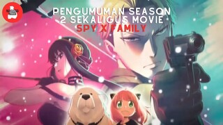 Pengumuman Resmi Season 2 dan Movie + Trailer Sub Indo | Spy X Family : Code White