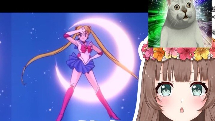 【Ya-chan/Daging Masak】Ya-chan melihat Sailor Moon bertransformasi! Mengejutkan saya selama setahun p