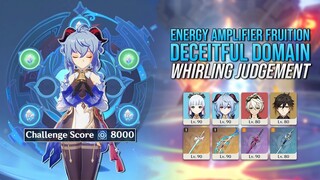 Deceitful Domain: Whirling Judgement MAX 8000 POINTS - C0 Ganyu & C0 Ayaka | Genshin Impact