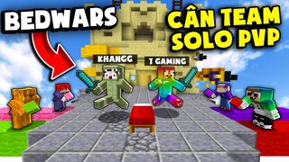 KHANGG VÀ T GAMING NẮM TRÙM BEDWARS CÙNG NOOB TEAM SOLO PVP *KHANGG HIGHLIGHT BEDWAR SIÊU ĐỈNH ??