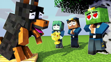 Monster School สุนัขตำรวจผู้กล้าหาญ Baby Zombie - Sad Story - Minecraft Animation