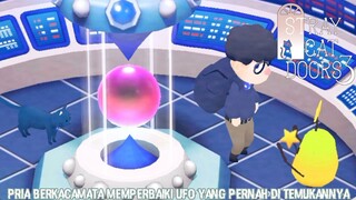 Si Gadis Membantu Pria Berkacamata Memperbaiki Ufo Yang Terjatuh! |Stray Cat Doors 3 Bonus Part
