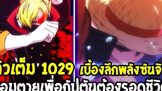 วันพีช - ตัวเต็ม 1029 เบื้องลึกพลังระดับปีศาจของซันจิ & ยอมตายเพื่อกัปตันต้องรอด - OverReview