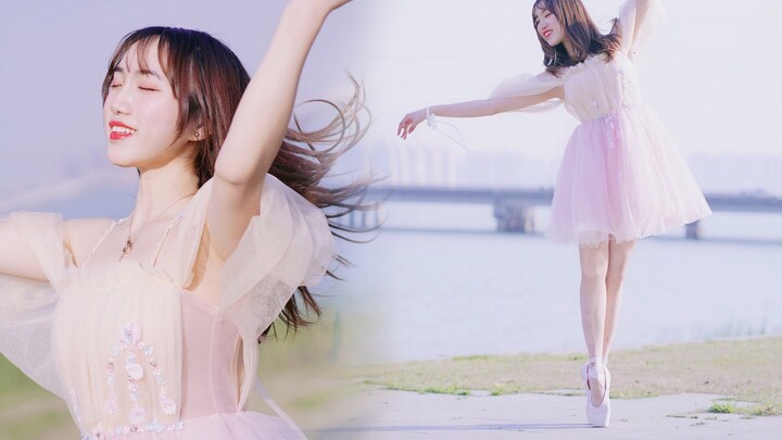 Một nàng tiên vô danh đang nhảy ba lê bên bờ hồ! Ju Jingyi [Mùa đông] Váy dài màu vàng nhạt và mái t
