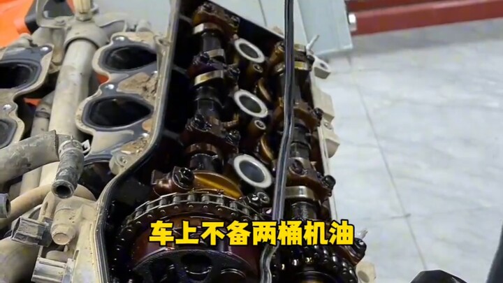 Big brother said, “How could it be burning oil after only 800,000 kilometers?”