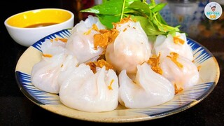 HÁ CẢO NHÂN TÔM THỊT ngon như ngoài quán | Cách làm DIMSUM | Bếp Của Vợ