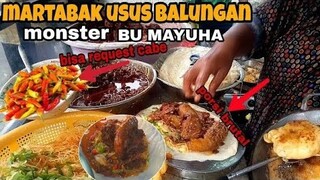 MARTABAK USUS BALUNGAN PALING BRUTAL IBU MAYUHA║indonesia gresik streetfood