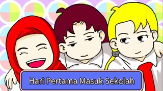 Hari pertama masuk sekolah = Animasi PANPAN