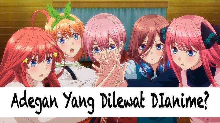 Adegan Yang Dilewat dan Setelah Episode 12 Futarou Ketika SMP - Go Toubun no Hanyome Indonesia