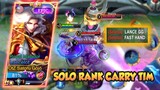 SOLO RANK LANCELOT CARRY THE GAME 😱😱😱 - LANCELOT FASTHAND GAMEPLAY #321