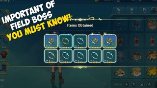 IMPORTANT OF FIELD BOSS NI NO KUNI! (YOU MUST KNOW)