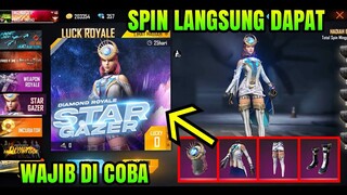 CARA SPIN HOKI DIAMOND ROYALE STAR GAZER FREE FIRE | TRIK 1 KALI SPIN