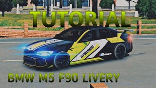 How to make a bmw m5 f90 livery| Car Parking Multiplayer