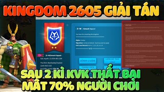 Kingdom 2605 Giải Tán Sau KvK Đối Đầu 1960 1093 Rise of Kingdoms: Nạp Nhiều Nhưng Bị Đối Xử Bất Công