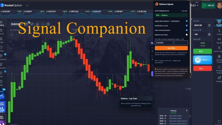 Pocket Option Live Signals PipGems Signal