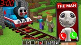 Thomas & The Man From Window vs Minions in minecraft - animations gameplay scooby craft FNF