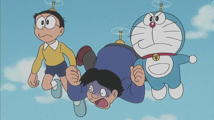 Doraemon: Nobita mặc trang phục hóa trang, trở thành thầy giáo để trêu chọc mẹ, rồi trở thành chàng 