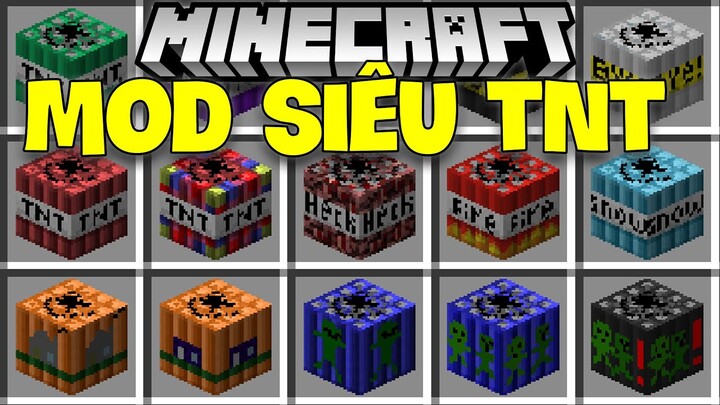 MINECRAFT MOD SIÊU TNT TRONG NĂM 2021 BẠN CẦN PHẢI BIẾT!!*MOD TNT NỔ BANH CẢ THẾ GIỚI ĐỜI THỰC!!