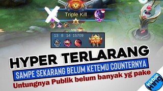 Hyper TERLARANG. Sampe sekarang Belum ketemu Counter nya. Publik Belum banyak yg berani pake