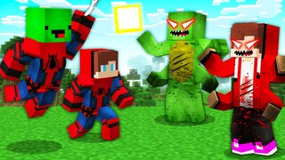 JJ and Mikey Became a SPIDERMAN and vs Maizen.EXE and Mikey.EXE in Minecraft - Maizen