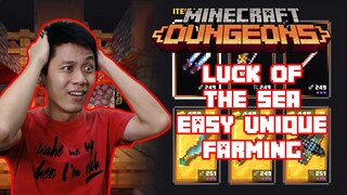 Luck of the Sea Extremely Powerful Enchantment! Easy Unique Farming - Minecraft Dungeons