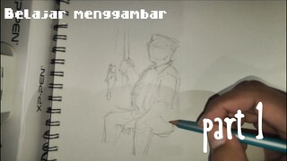 Belajar Menggambar Menggunakan Pensil|Part 1